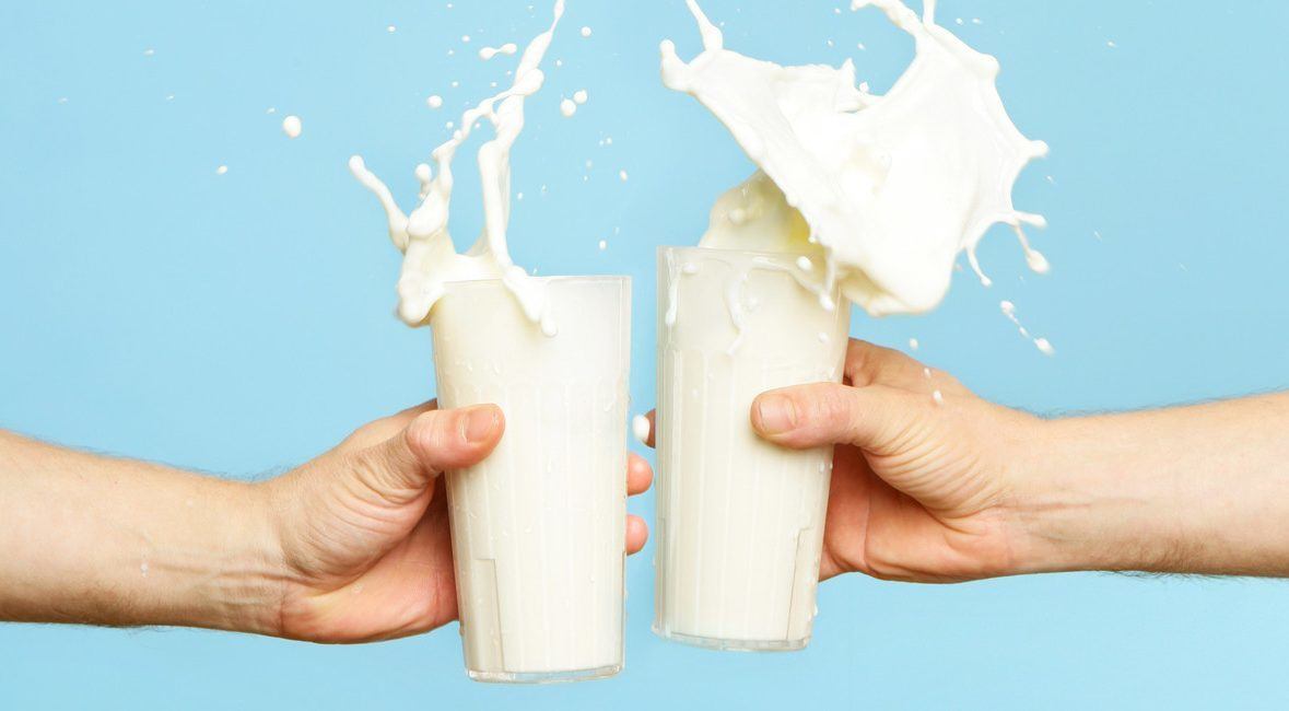 زيادة الوزن عن طريق الحليب