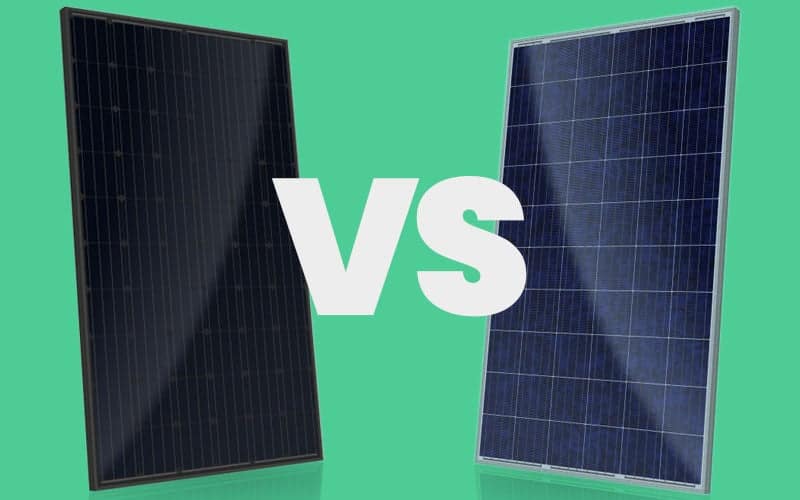 الفرق بين ألواح الطاقة الشمسية والسوداء